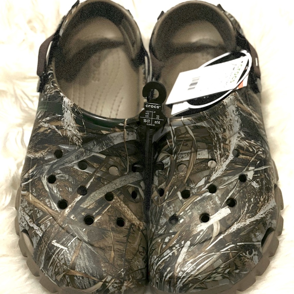 Crocs CAMO Realtree MAX-5 Offroad sport Mens Size 15 M .. New with Tags